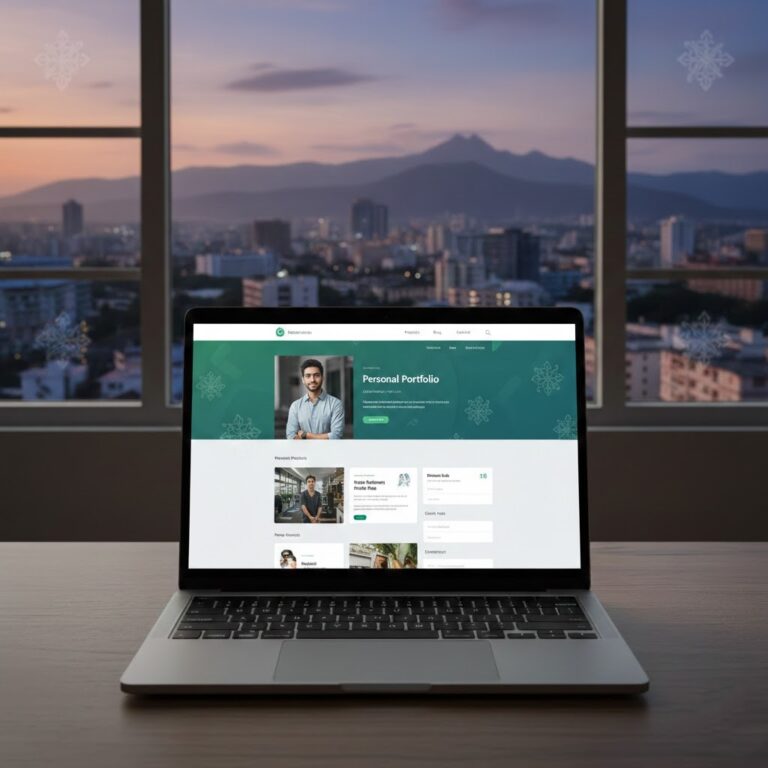 Building My Personal Portfolio Website: A Journey of Self-Expression and Professional Growth